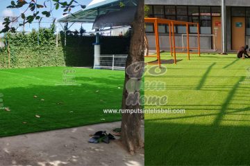 Pemasangan Rumput sintetis Sekolah
